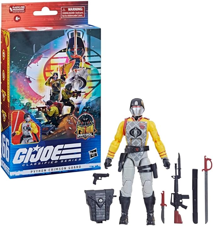 Hasbro G.I. JOE Classified Series Figure 15 cm and Accessories - Python Crimsom Guard - F7732 - Figurio