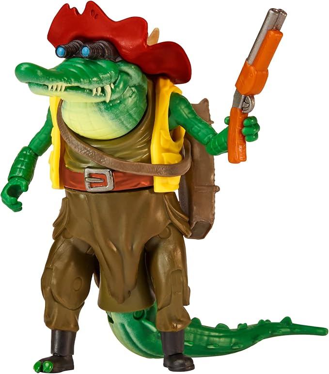 Teenage Mutant Ninja Turtles: Mutant Mayhem 4.5” Leatherhead Basic Action Figure by Playmates Toys - Figurio