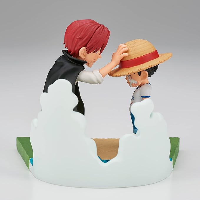 Banpresto - One Piece - Log Stories - Monkey D. Luffy & Shanks, Bandai Spirits World Collectable Figure - Figurio