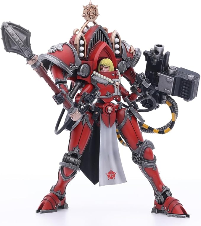 JOYTOY Warhammer 40K 1/18 Action Figures, Adepta Sororitas Paragon Warsuit Sister Merewal Perfect for Collectors & Decor, Ideal Gift for Birthdays, Christmas, Character Figure - JT4508 - Figurio