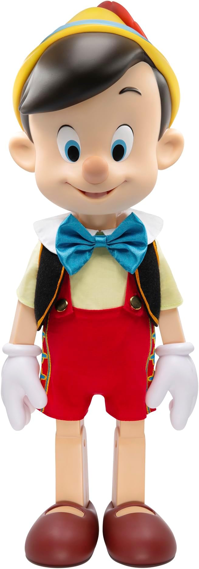 Super7 Supersize Disney Pinocchio - 16" Disney Action Figure with Fabric Clothing Classic Disney Collectibles and Retro Toys - Figurio