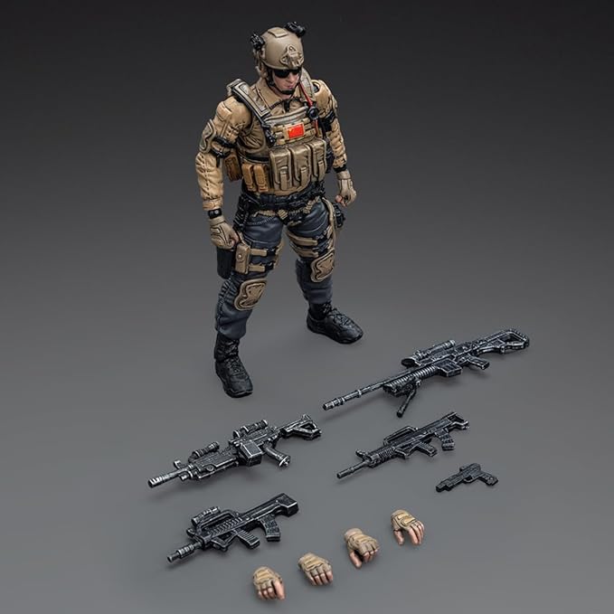 JOYTOY 1/18 Action Figure PLA Strategic Support Group Collection Model - Figurio