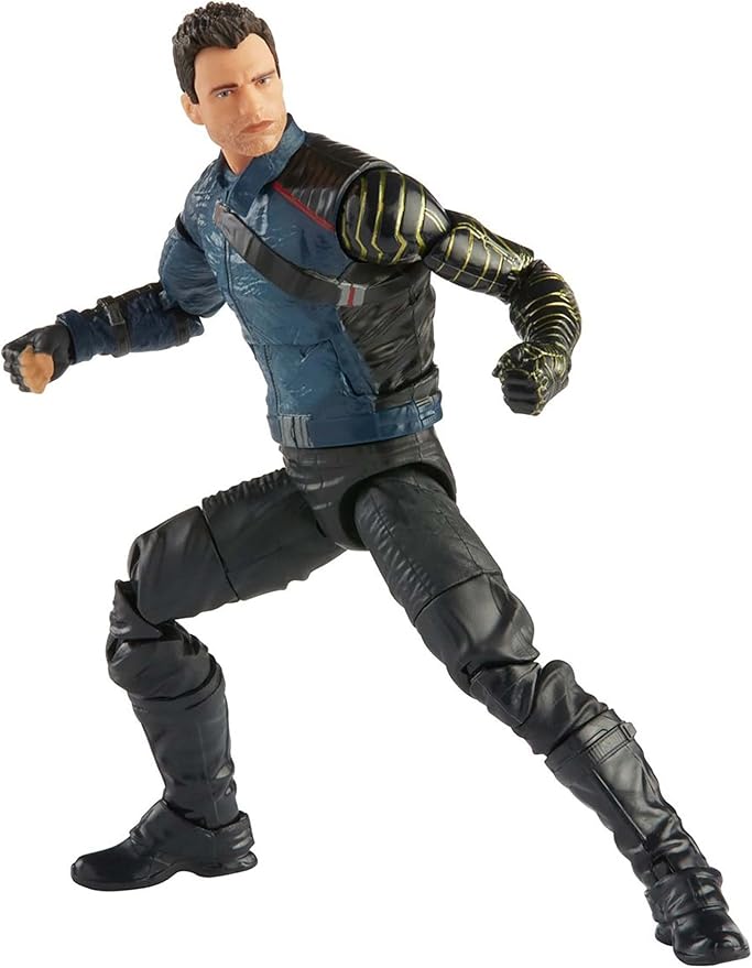 Marvel Legends Series Avengers 6-inch Action Figure Toy Winter Soldier, Premium Design and 2 Accessories, for Kids Age 4 and Up - Figurio