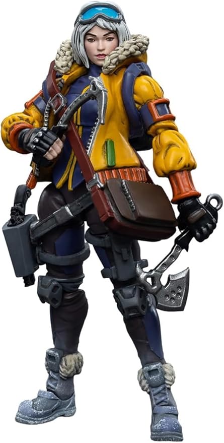 JOYTOY 1/18 Action Figures Oktavia Grimsdottir lcebreaker's Harpooner Collection Models (4 inch) - Figurio