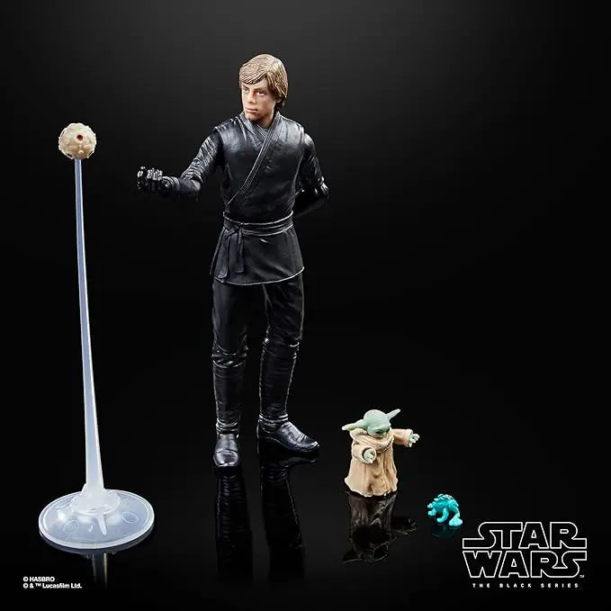 STAR WARS The Black Series Luke Skywalker & Grogu, The Book of Boba Fett, 6-Inch Action Figures, 2-Pack with 9 Accessories, Ages 4 and Up - Figurio