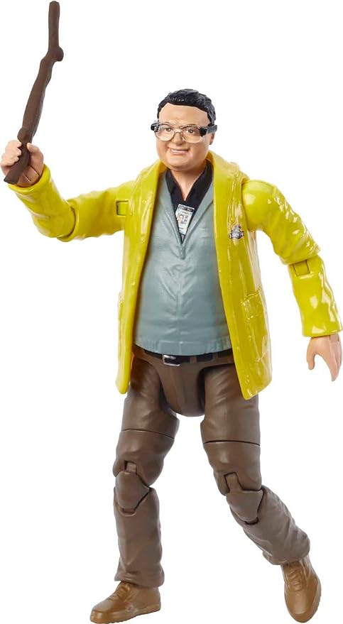 Mattel Jurassic World Mattel Jurassic Park Hammond Collection Action Figure, Dennis Nedry Collectible Articulated Figure, 3.75 inch - Figurio