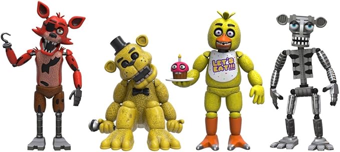 Funko Five Nights at Freddy's 4 Figure Pack(1 Set), 2" - Figurio