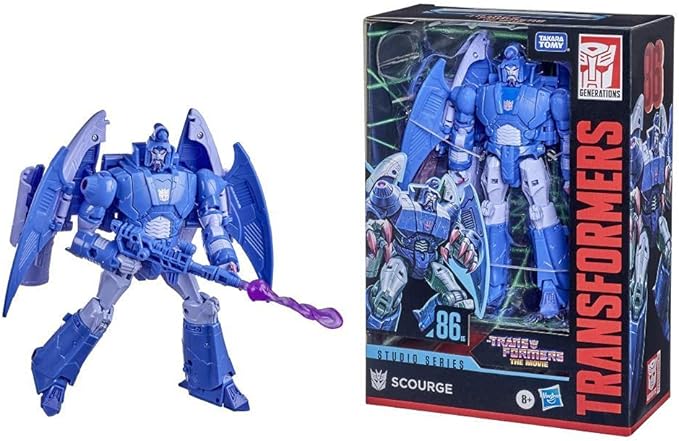 Transformers Toys Studio Series 86 Voyager Class The The Movie 1986 Scourge Action Figure - Ages 8 and Up, 6.5-inch - Figurio