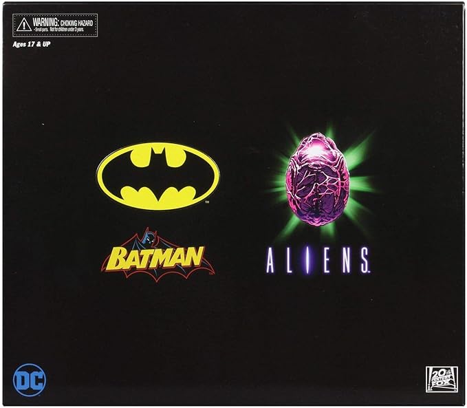 NECA Batman/Aliens – 7” Scale Action Figures – Batman and “Joker” Alien 2-Pack - Figurio