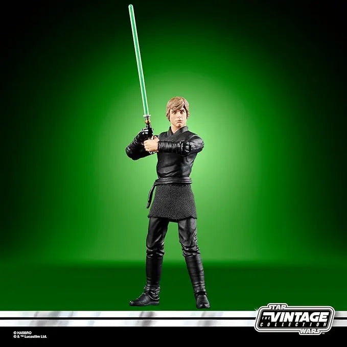 STAR WARS The Vintage Collection Luke Skywalker (Jedi Academy), The Book of Boba Fett 3.75-Inch Collectible Action Figures, Ages 4 and Up - Figurio