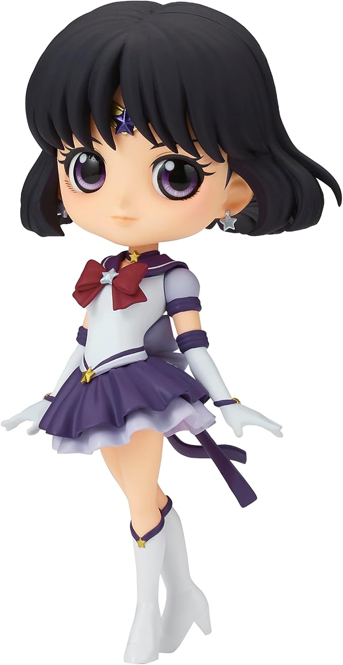 Banpresto - Pretty Guardian Sailor Moon Cosmos The Movie - Eternal Sailor Saturn (ver. B), Bandai Spirits Q Posket Figure - Figurio