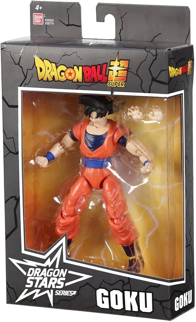 Bandai Dragon Ball Super Dragon Stars Goku Action Figure Set, 3 Pieces - Figurio