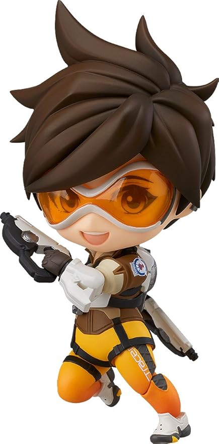 Good Smile Overwatch Tracer (Classic Skin Version) Nendoroid Figure,180 months to 1188 months - Figurio