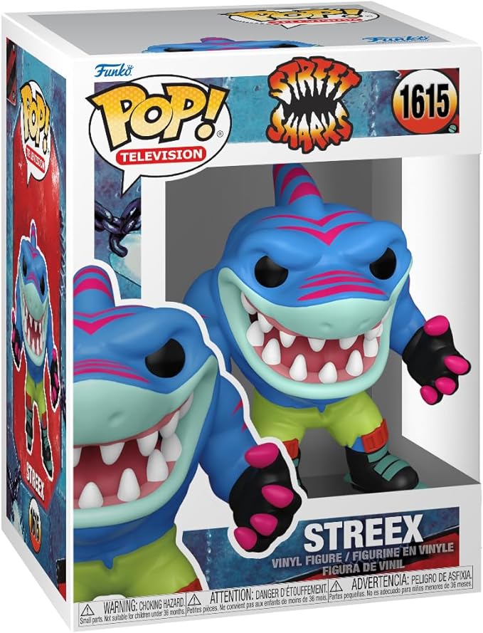 Funko Pop! TV: Street Sharks - Streex - Figurio