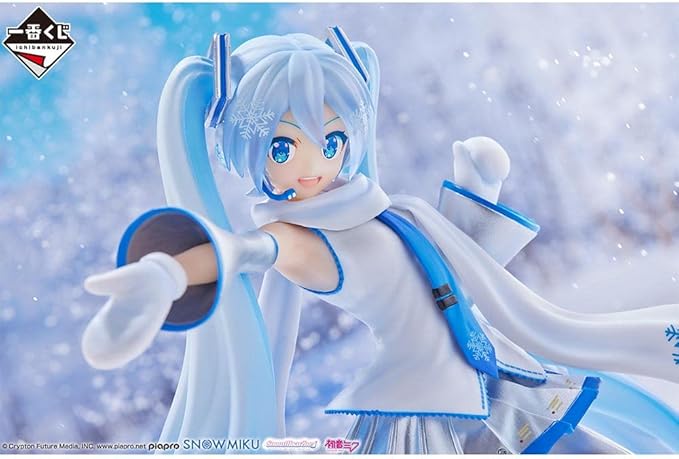 Ichibansho Figure - Snow Miku - Snow Miku, Bandai Spirits Collectible Statue - Figurio