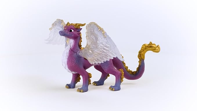 Schleich Bayala Nightsky Dragon - Fantasy Mythical Dragon Creature Toy Figurine with Wings and Glittering Scales for Boys and Girls, Birthday Gift for Kids Age 5+ - Figurio