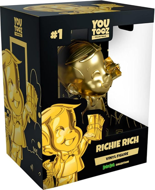 Youtooz Richie Rich Chrome 4.3" Vinyl Figure, Official Licensed Collectible from Richie Rich Comedy Comic, by Youtooz Richie Rich Collection - Figurio