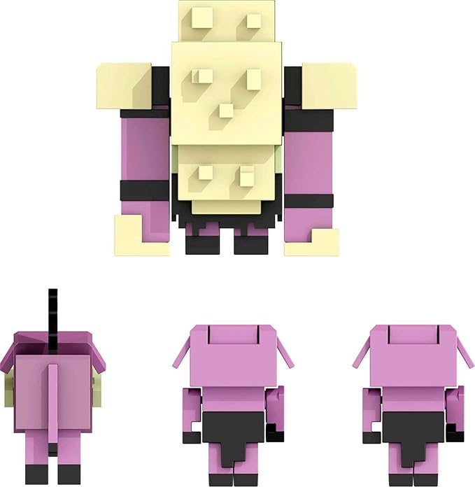 Mattel Minecraft Legends Nether Invasion Pack, Set of 4 Action Figures with Attack Action and Accessories - Figurio