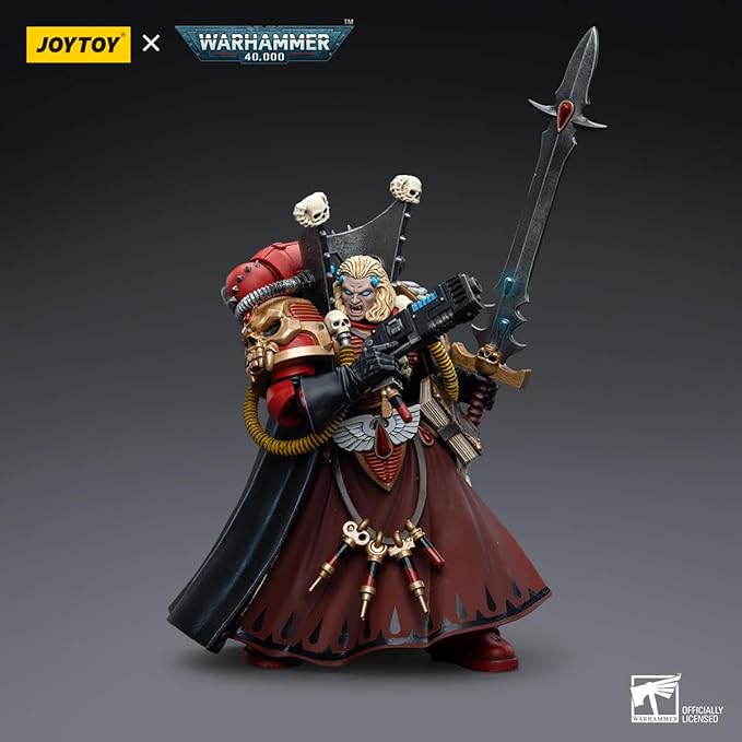 JOYTOY 1/18 Action Figure Warhammer 40,000 Blood Angels Mephiston 4.96 inch Movable Model Collectible Figurine - Figurio