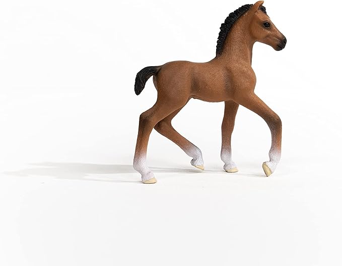 Schleich Horse Club Realistic Oldenburger Foal Baby Horse Figurine - Detailed Horse Toy, Durable for Education and Imaginative Play for Girls and Boys, Gift for Kids Ages 5+ - Figurio