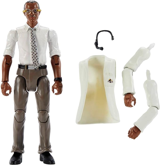 Mattel Jurassic World Mattel Jurassic Park Hammond Collection Human Action Figure, Ray Arnold with Articulation, 3.75-in Tall - Figurio