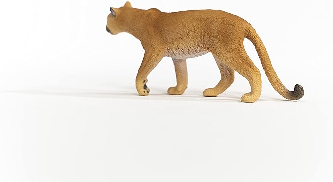 Schleich Wild Life, North American Woodland Wild Animal Toys for Kids, Cougar Toy Figurine, Ages 3+ - Figurio