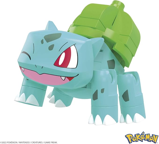 Mega Pokémon Building Toys Set, Bulbasaur’s Forest Fun with 82 Pieces, 1 Poseable Character, for Kids - Figurio