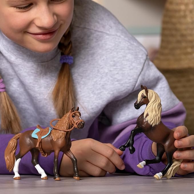 Schleich Horses 2023, Horse Club for Girls and Boys Paso Peruano Stallion Horse Toy Figurine, Ages 5+ - Figurio