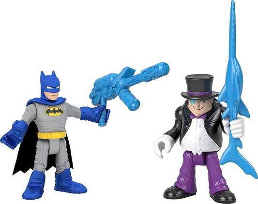 Fisher-Price Imaginext DC Super Friends Batman & The Penguin Figure Set for Preschool Kids Ages 3 to 8 Years - Figurio