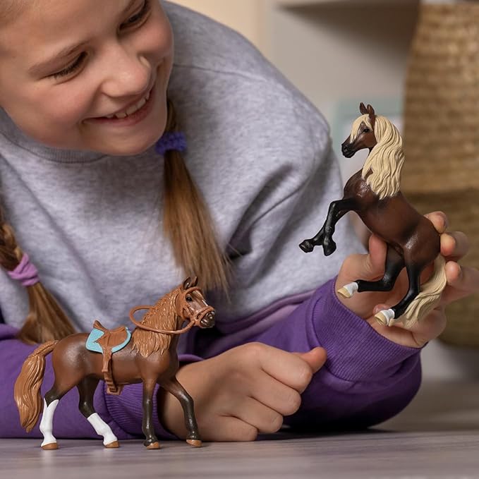 Schleich Horses 2023, Horse Club for Girls and Boys Paso Peruano Stallion Horse Toy Figurine, Ages 5+ - Figurio