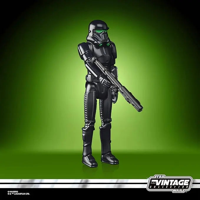 STAR WARS Retro Collection Imperial Death Trooper Toy 3.75-Inch-Scale The Mandalorian Collectible Action Figure, Kids 4 and Up - Figurio