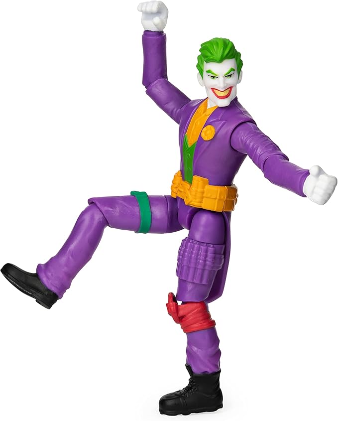 DC Comics Batman 4-inch Robin and The Joker Action Figures for Boys with 6 Mystery Accessories, Kids Toys for Boys Aged 3 and up - Figurio