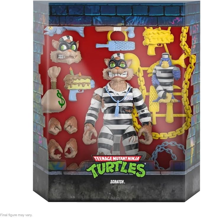 Super7: Teenage Mutant Ninja Turtles Ultimates: Scratch 7-inch Action Figure - Figurio