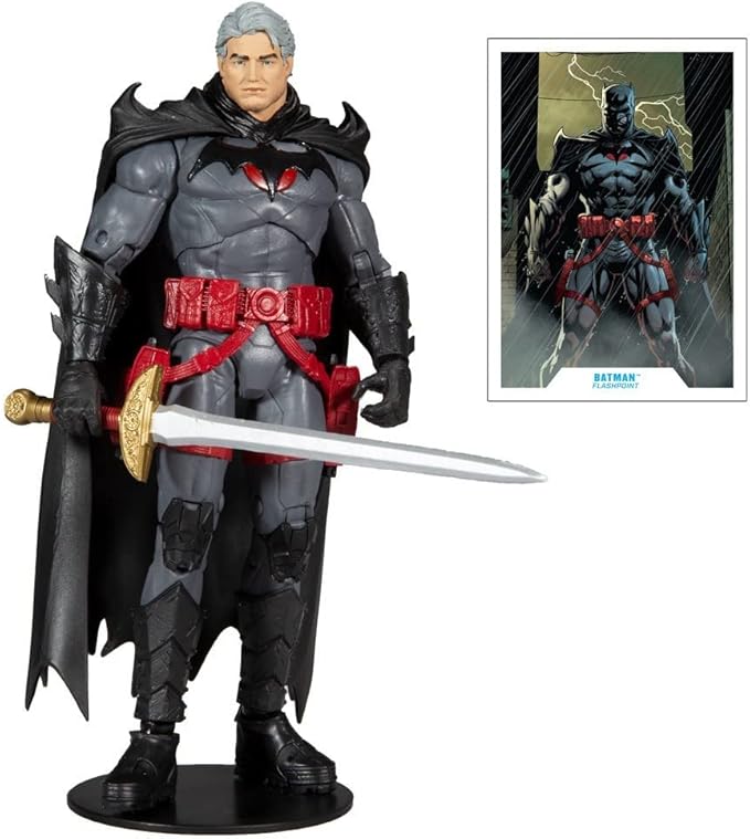 McFarlane Toys DC Multiverse Thomas Wayne Flashpoint Batman 7" Action Figure - Figurio