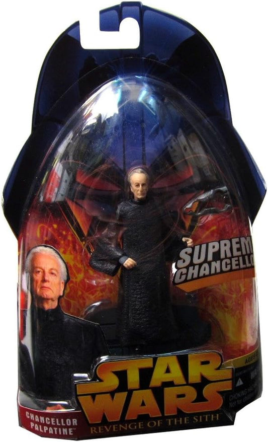 Hasbro Star Wars Episode III 3 Revenge of the Sith SUPREME CHANCELLOR PALPATINE Action Figure #14 - Figurio