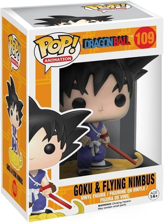 Funko POP Anime: Dragonball Z - Goku & Nimbus Action Figure - Figurio