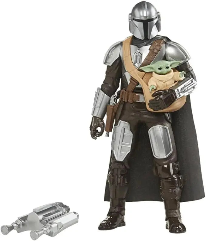 STAR WARS Galactic Action The Mandalorian & Grogu Interactive Electronic 12-Inch-Scale Action Figures, Toys for Kids Ages 4 and Up - Figurio