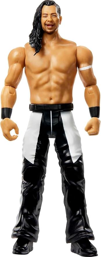 Mattel WWE Shinsuke Nakamura Basic Action Figure, 10 Points of Articulation & Life-like Detail, 6-inch Collectible - Figurio