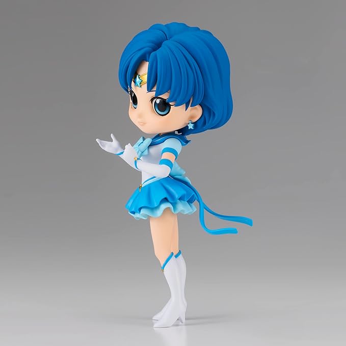 Banpresto - Pretty Guardian Sailor Moon Cosmos The Movie - Eternal Sailor Mercury (ver. A), Bandai Spirits Q Posket Figure - Figurio