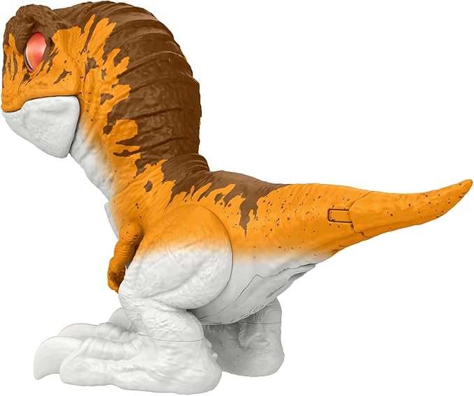 Mattel Jurassic World Dominion Uncaged Rowdy Roars Atrociraptor Tiger Dinosaur Action Figure, Toy with Interactive Motion & Sound - Figurio