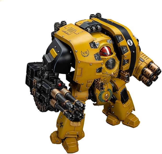 JOYTOY Warhammer 40,000 1/18 Action Figure Imperial Fists Leviathan Dreadnought with Cyclonic Melta Lance and Storm Cannon 11.26-inch Mecha Collection Model Birthday Gifts - Figurio