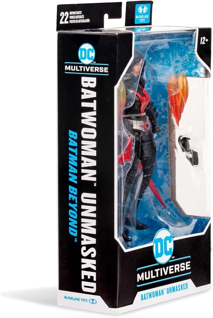 McFarlane Toys - DC Multiverse Batwoman Unmasked (Batman Beyond) 7" Action Figure with Accessories - Figurio