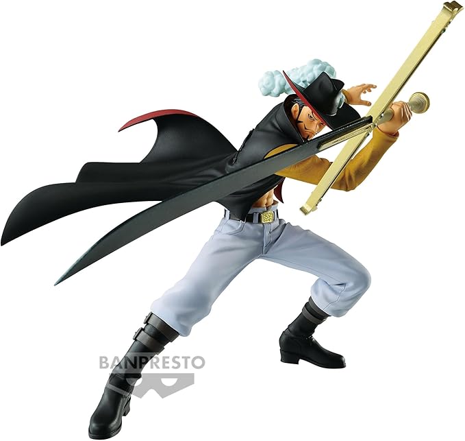 Banpresto - One Piece - Dracule Mihawk, Bandai Spirits Battle Record Collection Figure - Figurio