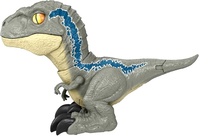 Mattel Jurassic World Dominion Uncaged Rowdy Roars Atrociraptor Beta Dinosaur Action Figure, Toy with Interactive Motion & Sound - Figurio