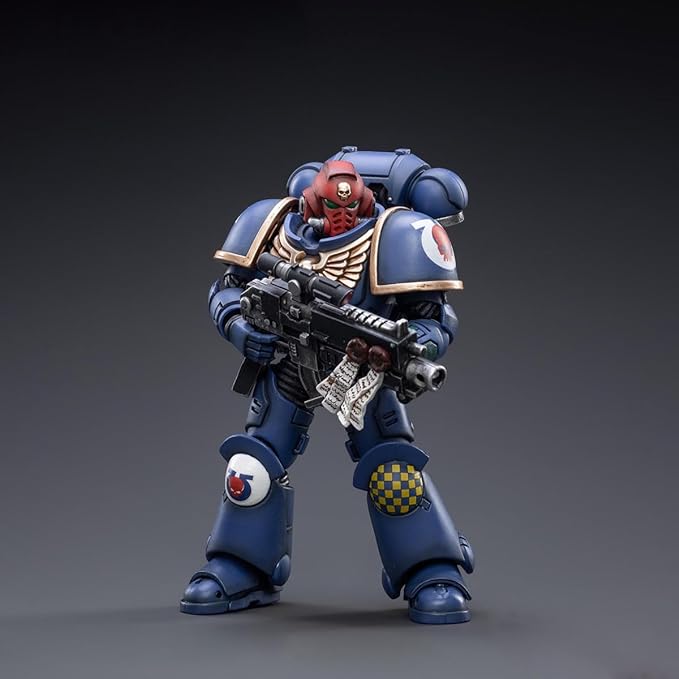 JOYTOY 1/18 Warhammer 40,000 Action Figure Ultramarines Heroes of The Chapter Brother Veteran Sergeant Castor Action Figure Collectible Military Model - Figurio