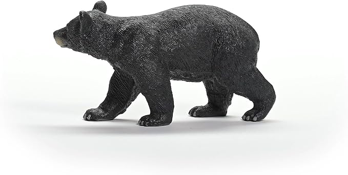 Schleich Wild Life New 2024 Wild Animal Toy American Black Bear Figurine - Figurio