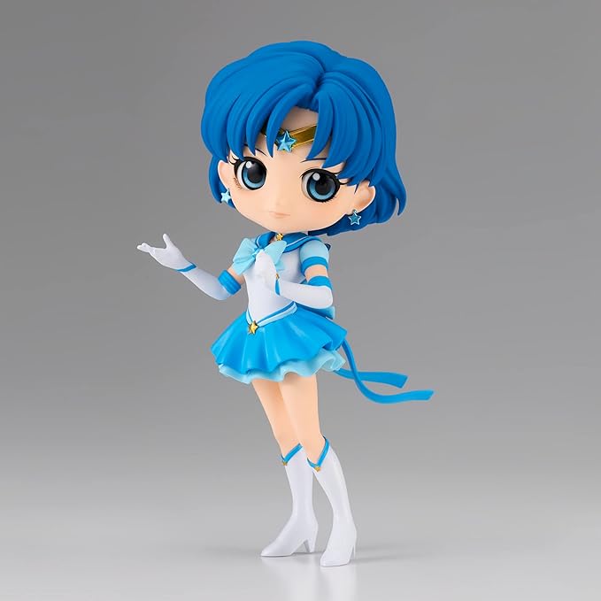 Banpresto - Pretty Guardian Sailor Moon Cosmos The Movie - Eternal Sailor Mercury (ver. A), Bandai Spirits Q Posket Figure - Figurio