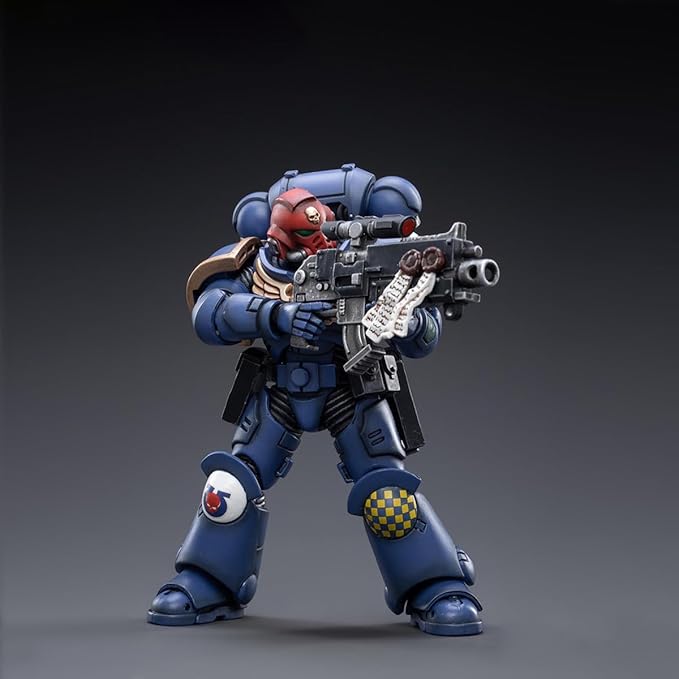 JOYTOY 1/18 Warhammer 40,000 Action Figure Ultramarines Heroes of The Chapter Brother Veteran Sergeant Castor Action Figure Collectible Military Model - Figurio