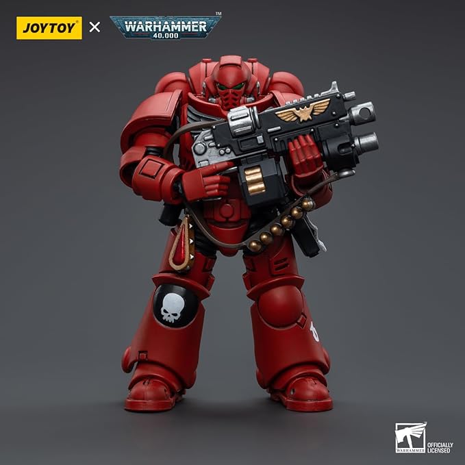 JOYTOY HAPPXYGG Warhammer 40k 1/18 4.7-inch Blood Angels Intercessors action figure model toy series - Figurio