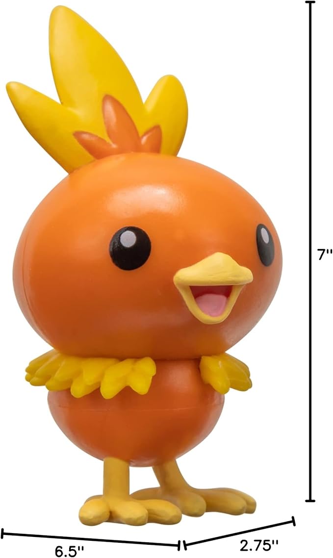 Pokémon Battle Figure 2 Pack - Features 4.5-Inch Greninja and 2-Inch Torchic Battle Figures with Accessory - Amazon Exclusive - Figurio